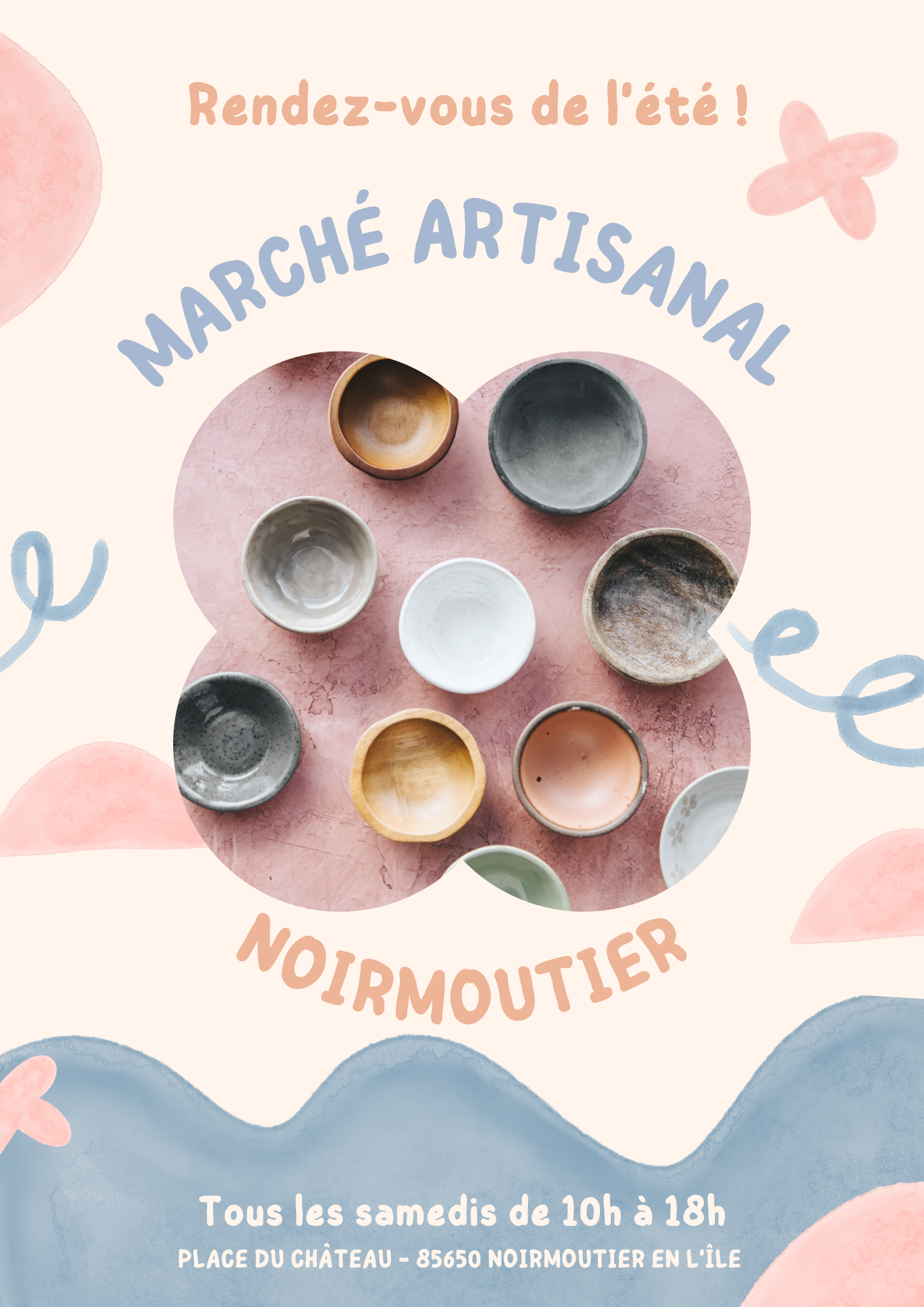 flyer marché artisanal